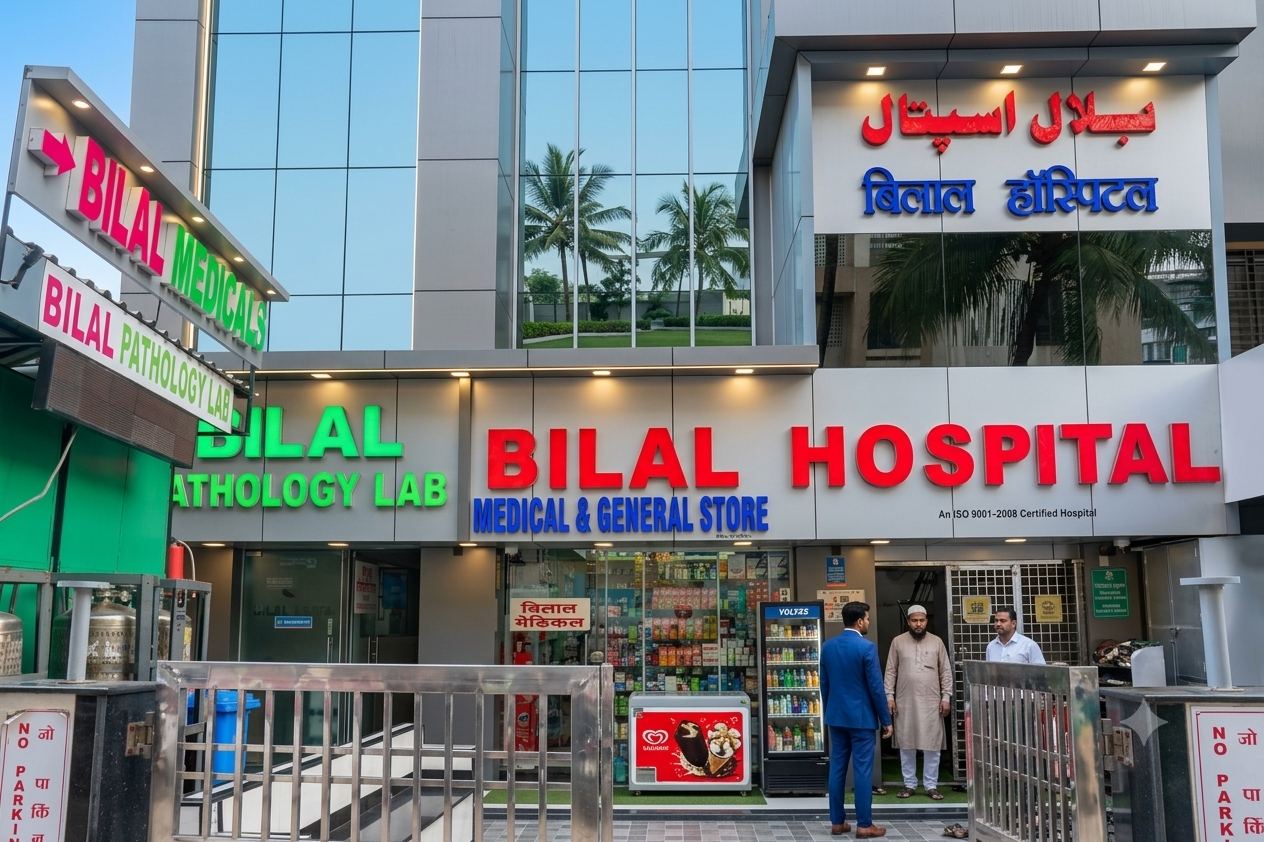 Bilal Hospital front view