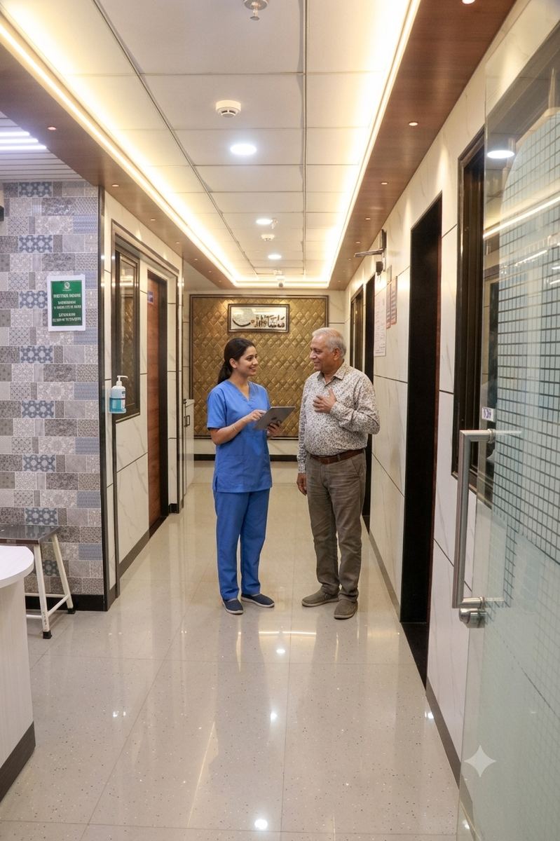 Hospital passage area