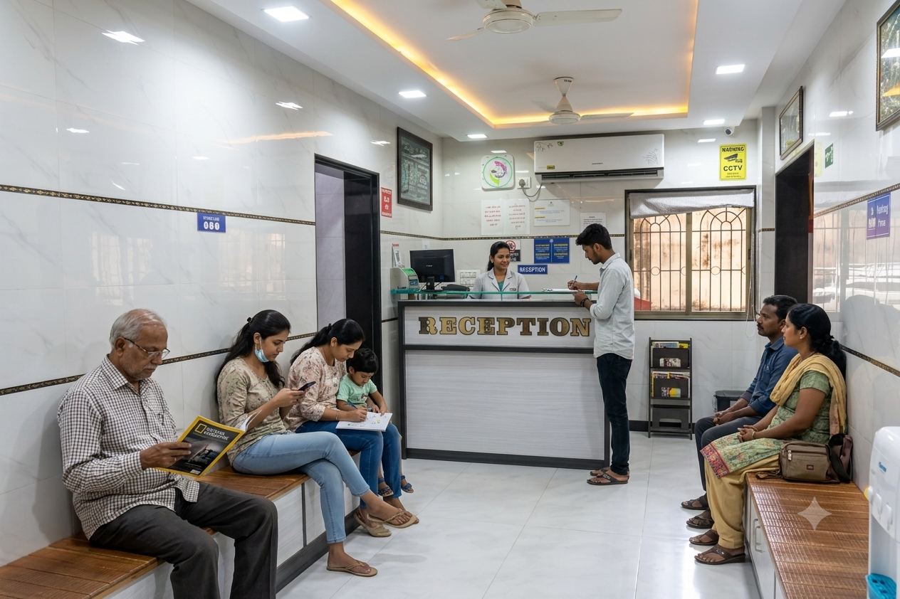 Hospital reception